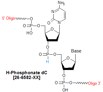 picture of H-Phosphonate dC. dC(H-p)